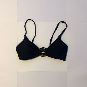 Time and Tru triangle bikini top